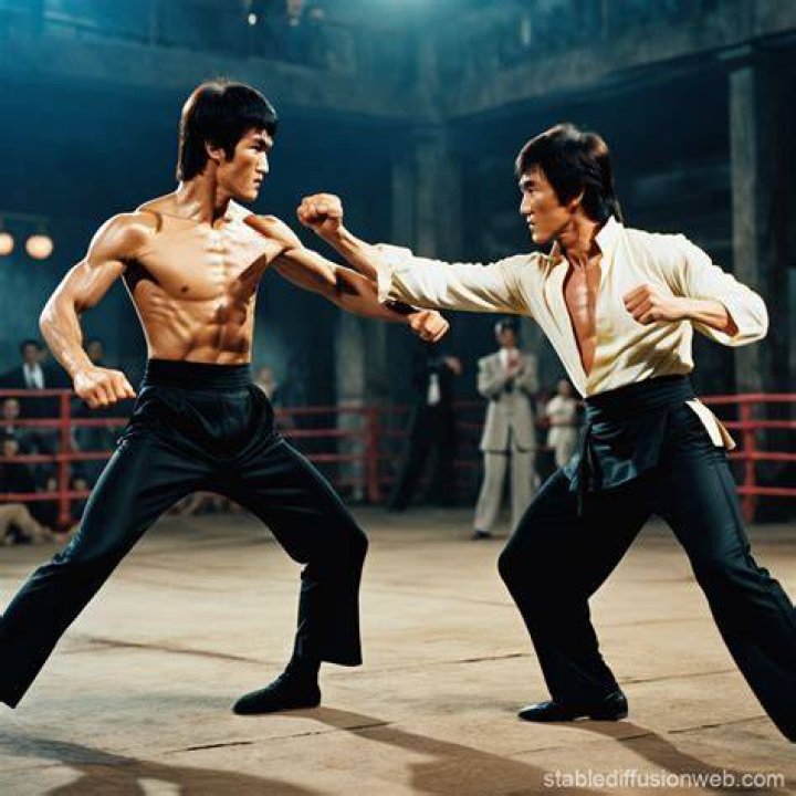 Bruce Lee And Jackie Chan