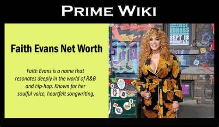 Faith Evans Net Worth 2023 What Is The R&B Legend Worth? TGM Radio