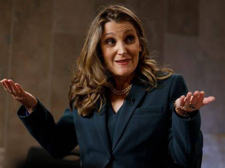 GOLDSTEIN Finance Minister Chrystia Freeland's politics of the absurd