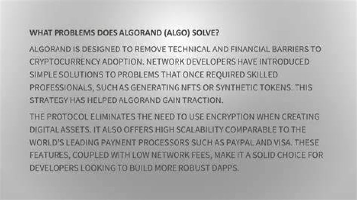 How Does Algorand Solve the Blockchain Trilemma? An Explanation by