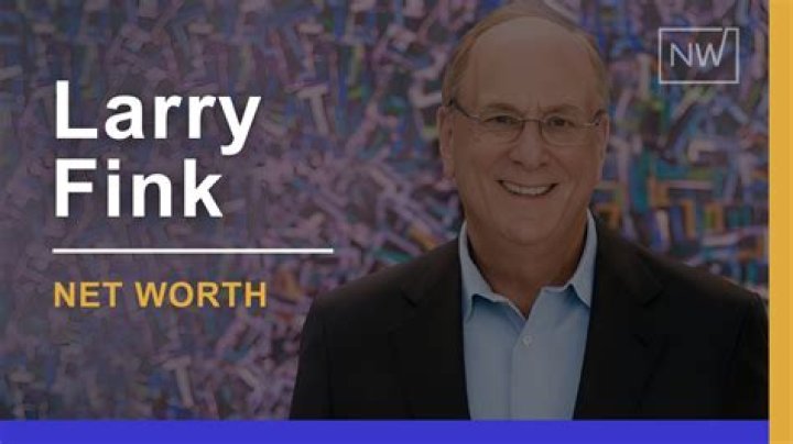 Unveiling Larry Fink's Net Worth In Rupees: Surprising Revelations